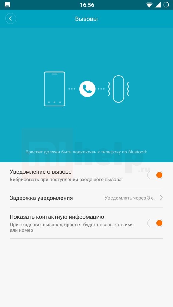 Отображение контактной информации