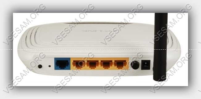 Разъем маршрутизатора TP Link td786