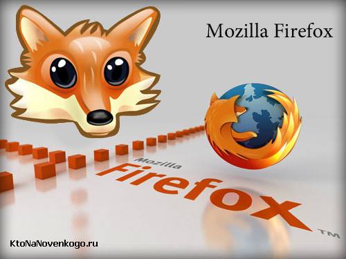 Коллаж логотипа Mazila Firefox