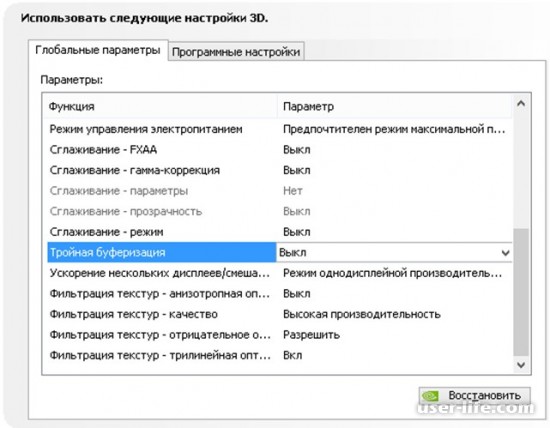 Настройки NVIDIA для максимальной производительности в играх