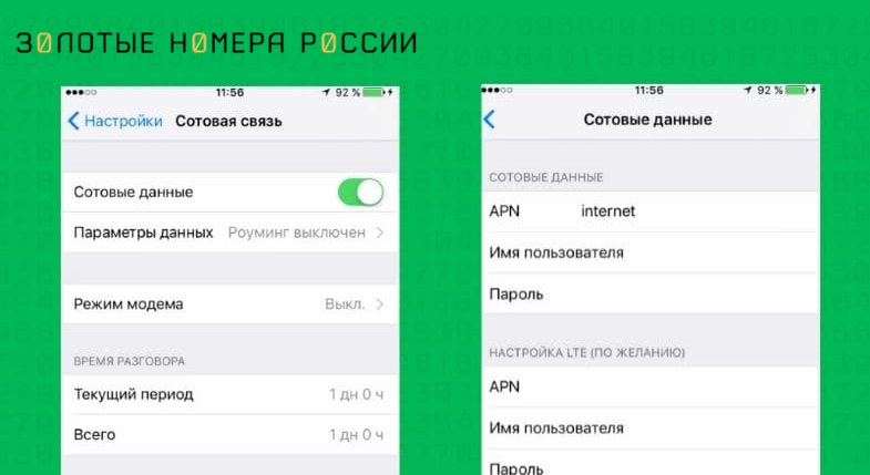 Чтобы настроить точку доступа мегафона на iPhone