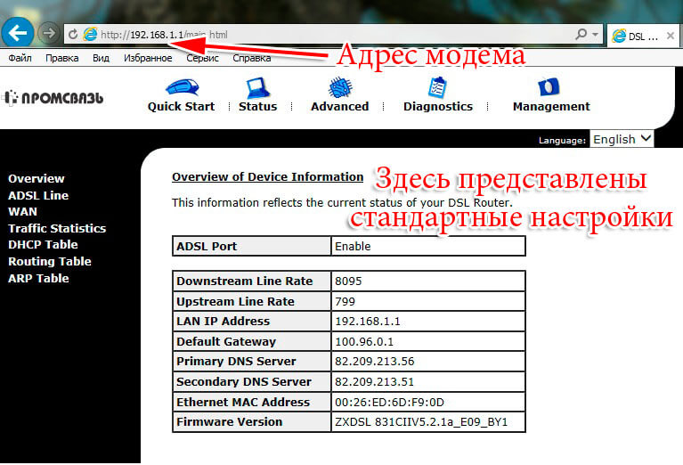 Начало Окано модема промсваяз м-101А