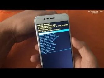 Как сбросить телефон асус на заводские настройки ?