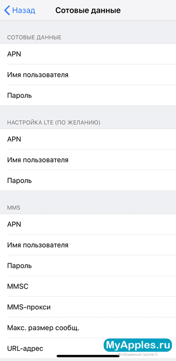 Настраиваем интернет от Билайн на любом iPhone