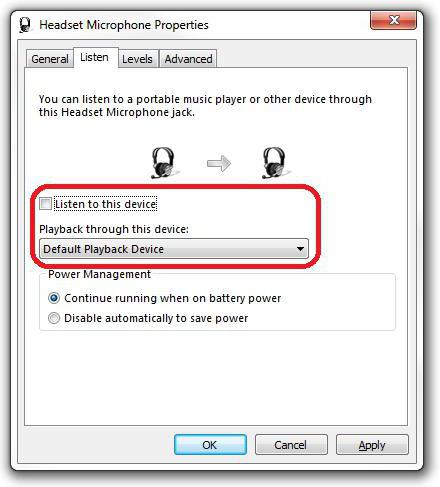  настроить наушники с микрофоном на windows 7 