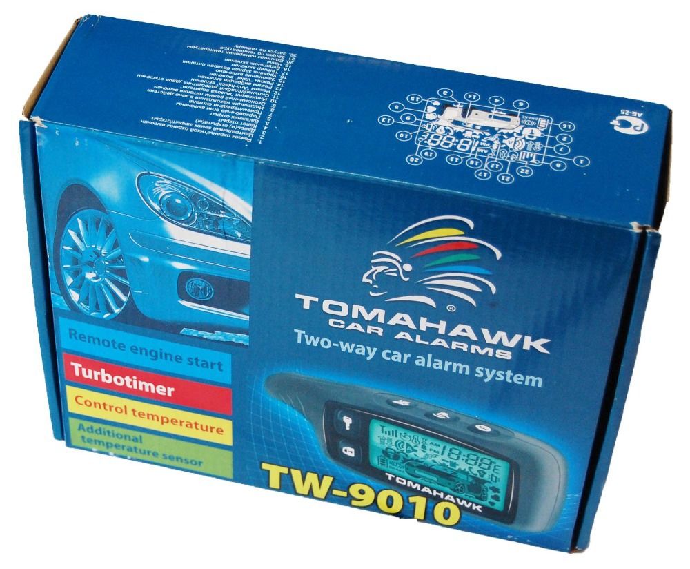 Монтаж и подключение сигнализации Томагавк 9010