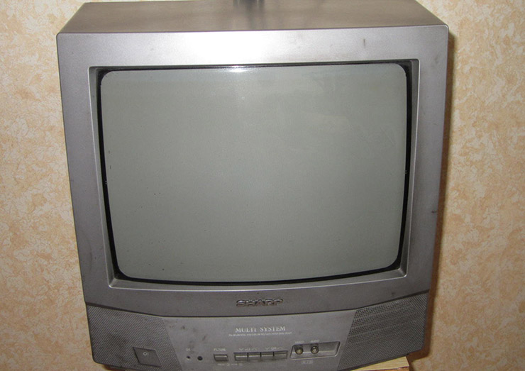 Как настроить телевизор Шарп старого образца